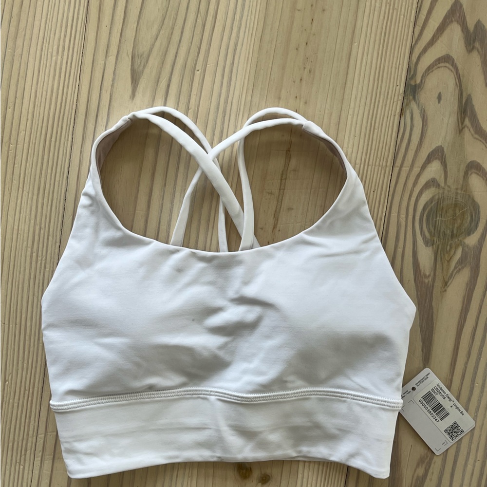 White LULU bra. NEVER BEEN WORN